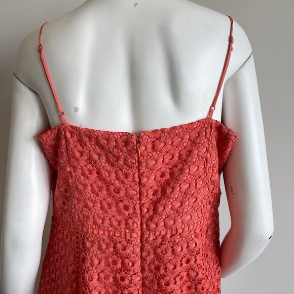 J. Crew Daisy Lace Fit & Flare Cocktail Party Midi Dress Size 12 Resort - Picture 6 of 16